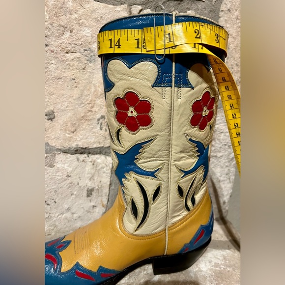 Bluebird Cowboy Boots Montana New Old Stock Gene Autry Centennial Women 7.5 - Picture 12 of 13